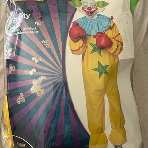 Spirit Clown Costume with Red and Green Accents